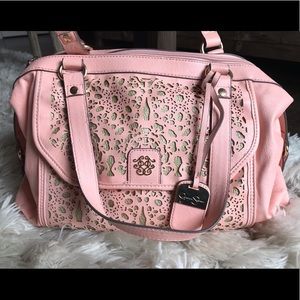 Jessica Simpson salmon pink handbag
